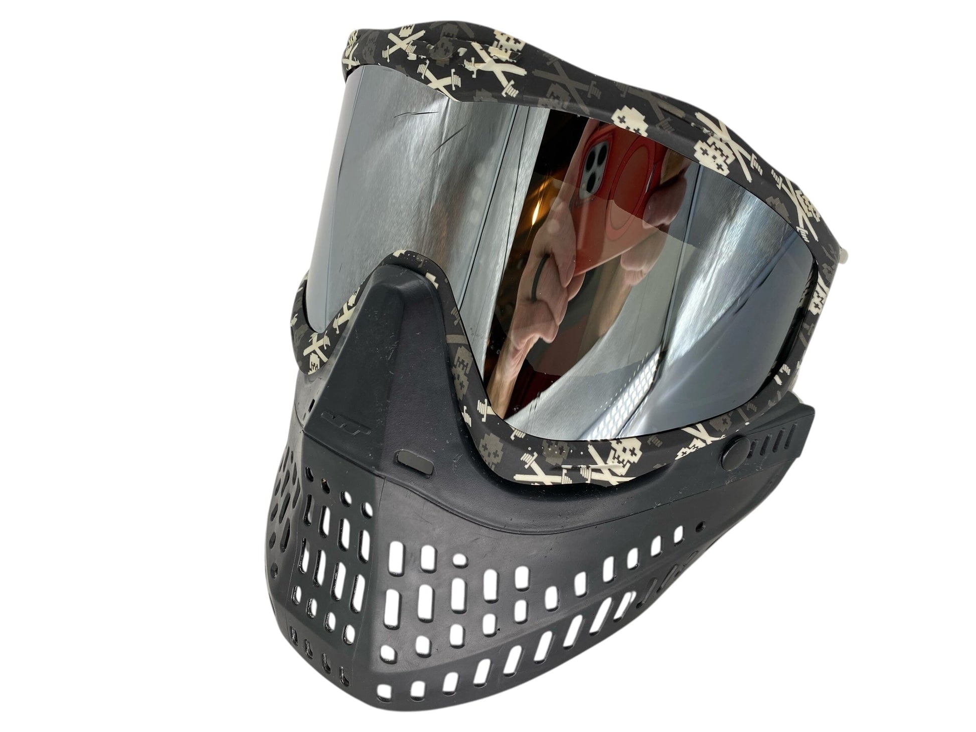 Used JT Proflex LE Paintball Mask - Mutiny Paintball Skull Camo Paintball Gun from CPXBrosPaintball Buy/Sell/Trade Paintball Markers, New Paintball Guns, Paintball Hoppers, Paintball Masks, and Hormesis Headbands