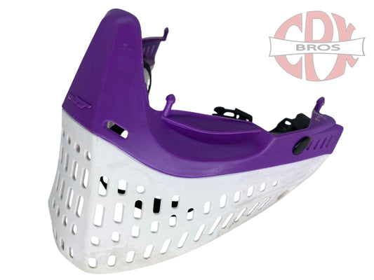 Used JT Proflex Mask BOTTOMS Purple White Paintball Gun from CPXBrosPaintball Buy/Sell/Trade Paintball Markers, New Paintball Guns, Paintball Hoppers, Paintball Masks, and Hormesis Headbands