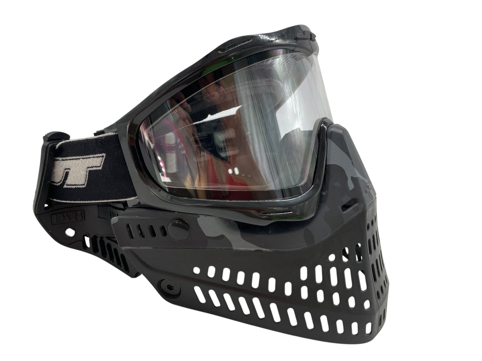 Used JT Proflex Paintball Mask Goggles W DV8 Ears Paintball Gun from CPXBrosPaintball Buy/Sell/Trade Paintball Markers, New Paintball Guns, Paintball Hoppers, Paintball Masks, and Hormesis Headbands