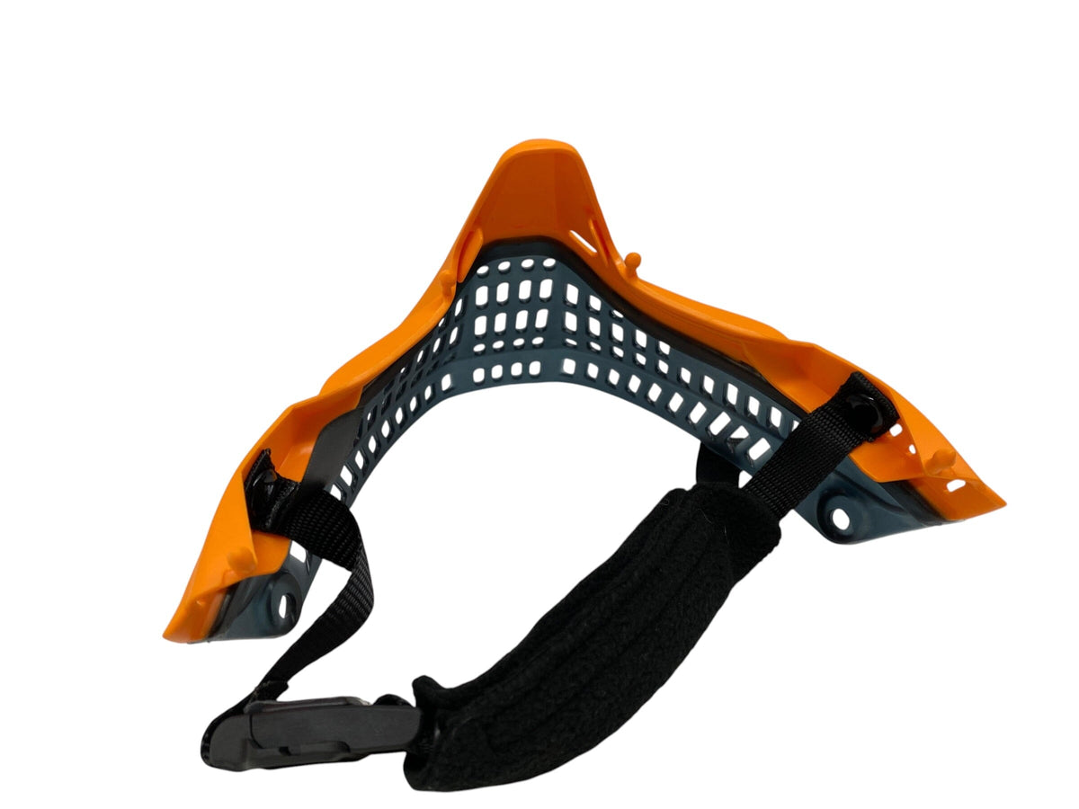 Used JT Spectra Profex SE Parts - Orange Nose w/Ice Smoke Skirt Magnetic Chin Strap Paintball Gun from CPXBrosPaintball Buy/Sell/Trade Paintball Markers, New Paintball Guns, Paintball Hoppers, Paintball Masks, and Hormesis Headbands