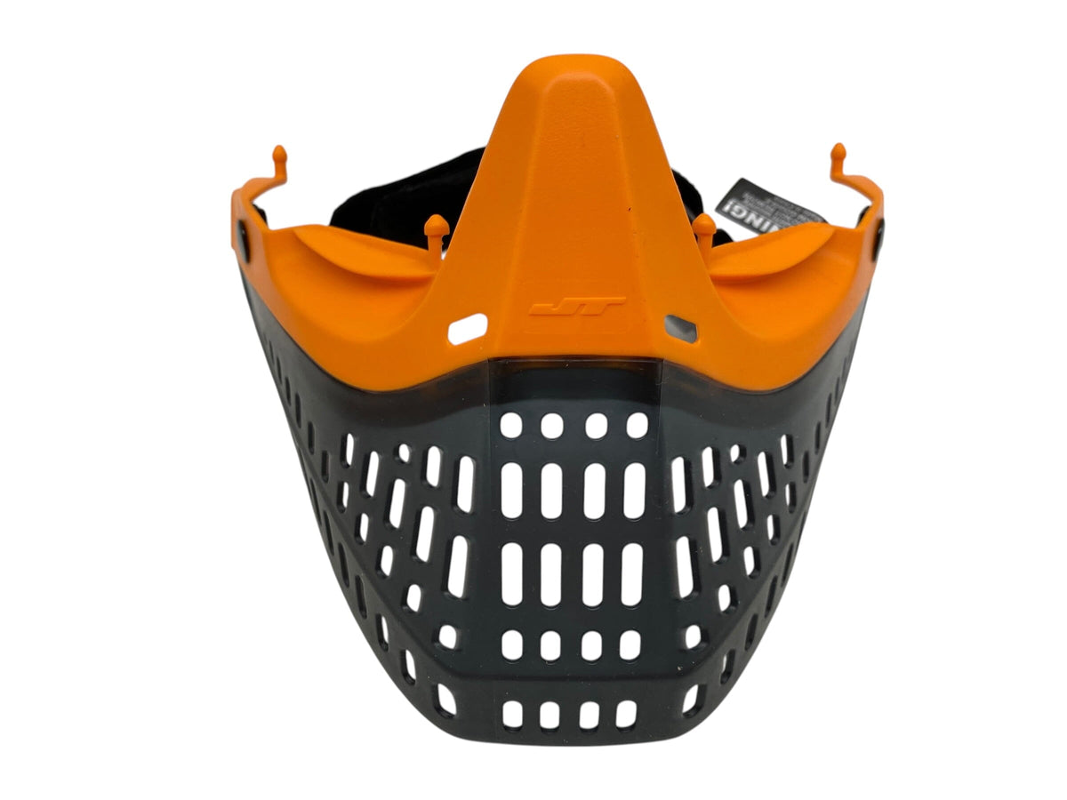 Used JT Spectra Profex SE Parts - Orange Nose w/Ice Smoke Skirt Magnetic Chin Strap Paintball Gun from CPXBrosPaintball Buy/Sell/Trade Paintball Markers, New Paintball Guns, Paintball Hoppers, Paintball Masks, and Hormesis Headbands