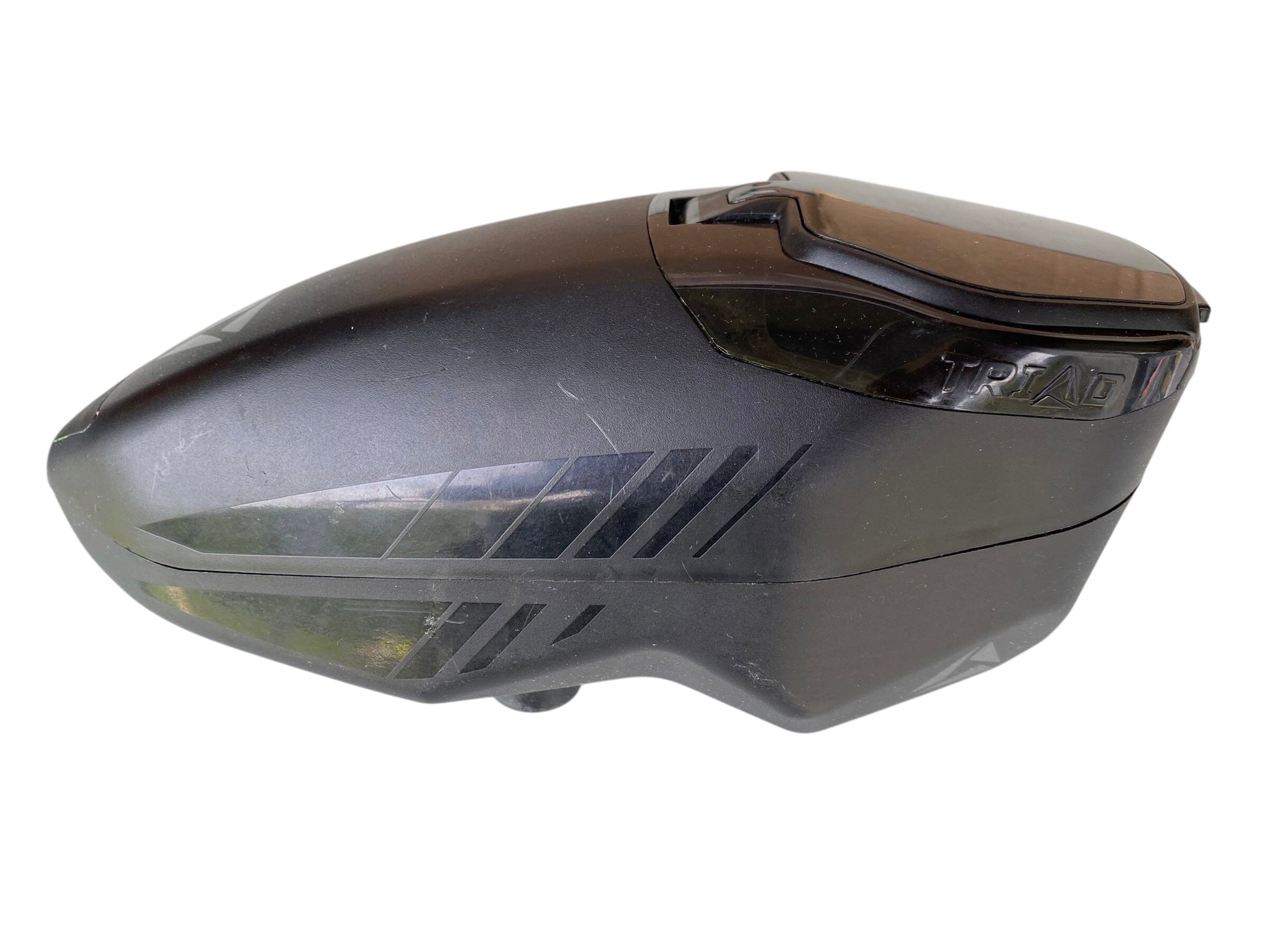 Used JT Triad Paintball Loader Hopper - Black/Black Paintball Gun from CPXBrosPaintball Buy/Sell/Trade Paintball Markers, New Paintball Guns, Paintball Hoppers, Paintball Masks, and Hormesis Headbands