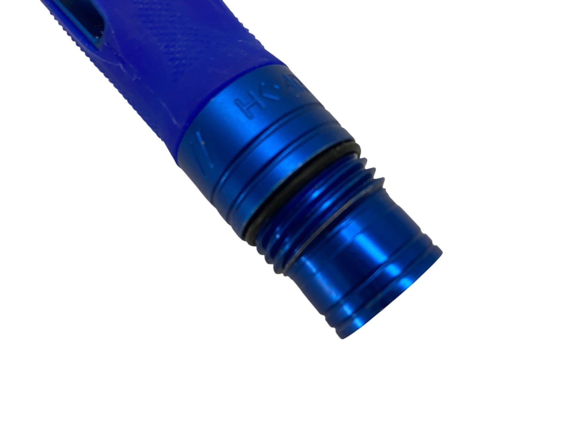 Used LAZR Barrel Back : Luxe Thread : Blue Paintball Gun from CPXBrosPaintball Buy/Sell/Trade Paintball Markers, New Paintball Guns, Paintball Hoppers, Paintball Masks, and Hormesis Headbands
