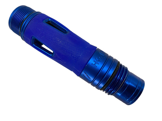 Used LAZR Barrel Back : Luxe Thread : Blue Paintball Gun from CPXBrosPaintball Buy/Sell/Trade Paintball Markers, New Paintball Guns, Paintball Hoppers, Paintball Masks, and Hormesis Headbands