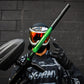 Used LAZR Elite Fractal Barrel Kit - 15" Green/Black Colored Inserts - Cocker Threads Paintball Gun from HK Army Clothing Buy/Sell/Trade Paintball Markers, New Paintball Guns, Paintball Hoppers, Paintball Masks, and Hormesis Headbands
