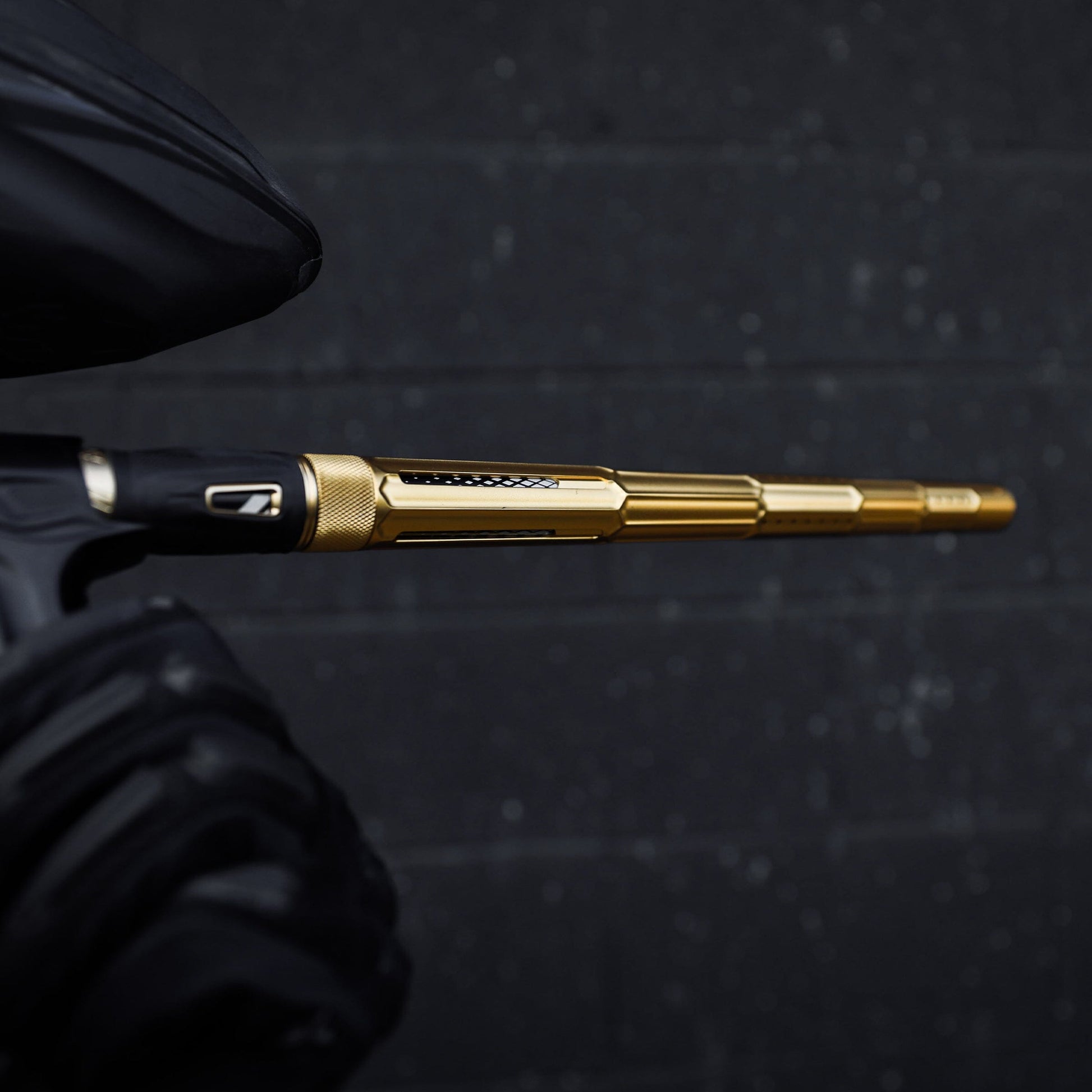 Used LAZR Elite Fractal Barrel Tip - Dust Gold Paintball Gun from HK Army Clothing Buy/Sell/Trade Paintball Markers, New Paintball Guns, Paintball Hoppers, Paintball Masks, and Hormesis Headbands