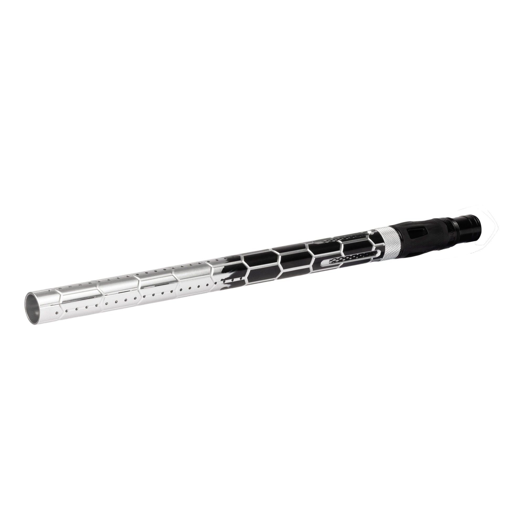 Used LAZR Elite Nexus Barrel Kit - 15" Black/Silver Fade - Colored Inserts - Cocker Threads Paintball Gun from HK Army Clothing Buy/Sell/Trade Paintball Markers, New Paintball Guns, Paintball Hoppers, Paintball Masks, and Hormesis Headbands