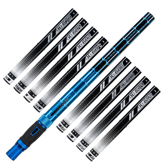 Used LAZR Elite Nexus Barrel Kit - 15" Blue/Black Black Inserts - Cocker Threads Paintball Gun from HK Army Clothing Buy/Sell/Trade Paintball Markers, New Paintball Guns, Paintball Hoppers, Paintball Masks, and Hormesis Headbands