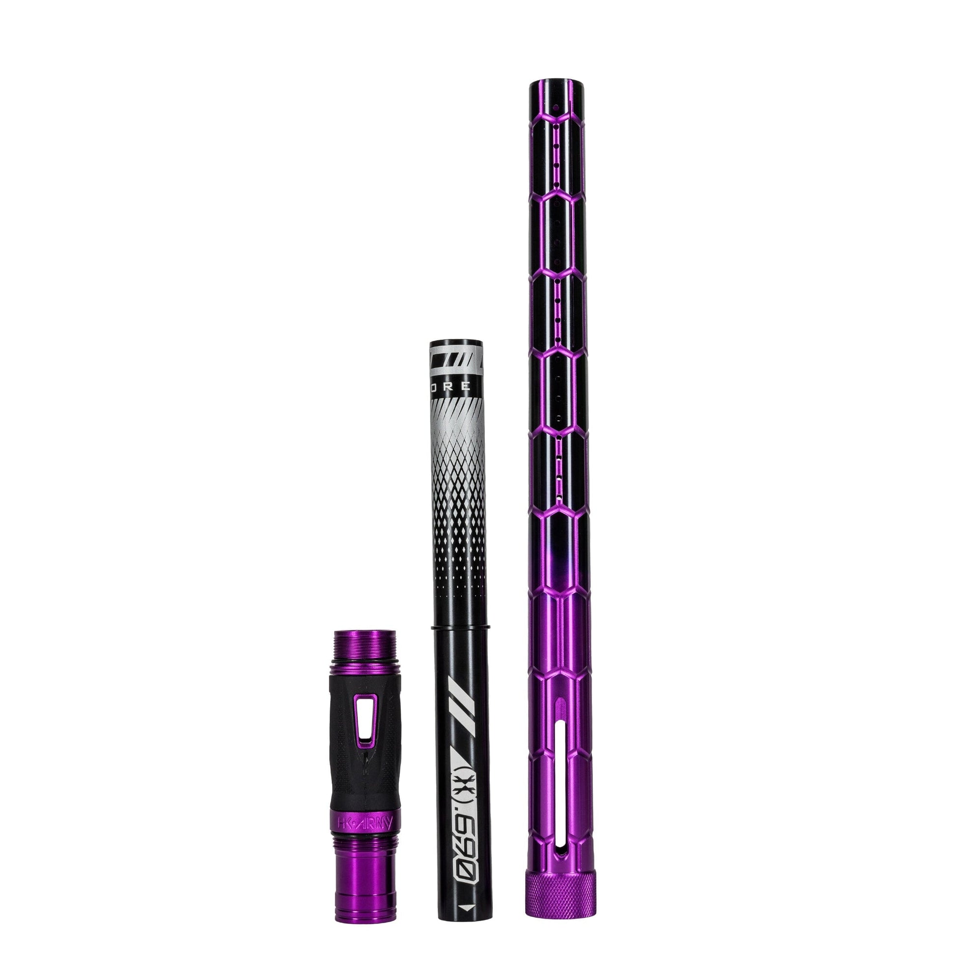 Used LAZR Elite Nexus Barrel Kit - 15" Purple/Black Black Inserts - Cocker Threads Paintball Gun from HK Army Clothing Buy/Sell/Trade Paintball Markers, New Paintball Guns, Paintball Hoppers, Paintball Masks, and Hormesis Headbands