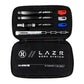 Used LAZR Elite Nexus Barrel Kit - 15" Silver/Black Black Inserts - Cocker Threads Paintball Gun from HK Army Clothing Buy/Sell/Trade Paintball Markers, New Paintball Guns, Paintball Hoppers, Paintball Masks, and Hormesis Headbands