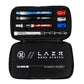 Used LAZR Elite Nexus Barrel Kit - 15" Silver/Black Colored Inserts - Cocker Threads Paintball Gun from HK Army Clothing Buy/Sell/Trade Paintball Markers, New Paintball Guns, Paintball Hoppers, Paintball Masks, and Hormesis Headbands