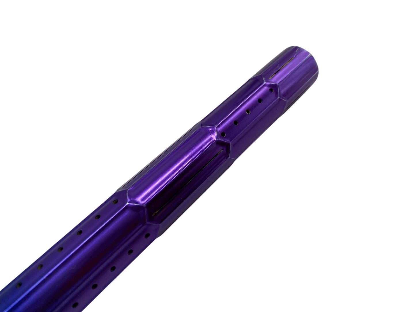 Used LAZR Elite Nexus Barrel Tip - Blue To Purple Fade Paintball Gun from CPXBrosPaintball Buy/Sell/Trade Paintball Markers, New Paintball Guns, Paintball Hoppers, Paintball Masks, and Hormesis Headbands