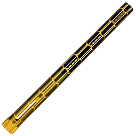 Used LAZR Elite Nexus Barrel Tip - Gold/Black Fade Paintball Gun from HK Army Clothing Buy/Sell/Trade Paintball Markers, New Paintball Guns, Paintball Hoppers, Paintball Masks, and Hormesis Headbands