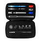 Used LAZR Elite Nova Barrel Kit - 15" Silver/Black - Colored Inserts - Cocker Threads Paintball Gun from HK Army Clothing Buy/Sell/Trade Paintball Markers, New Paintball Guns, Paintball Hoppers, Paintball Masks, and Hormesis Headbands