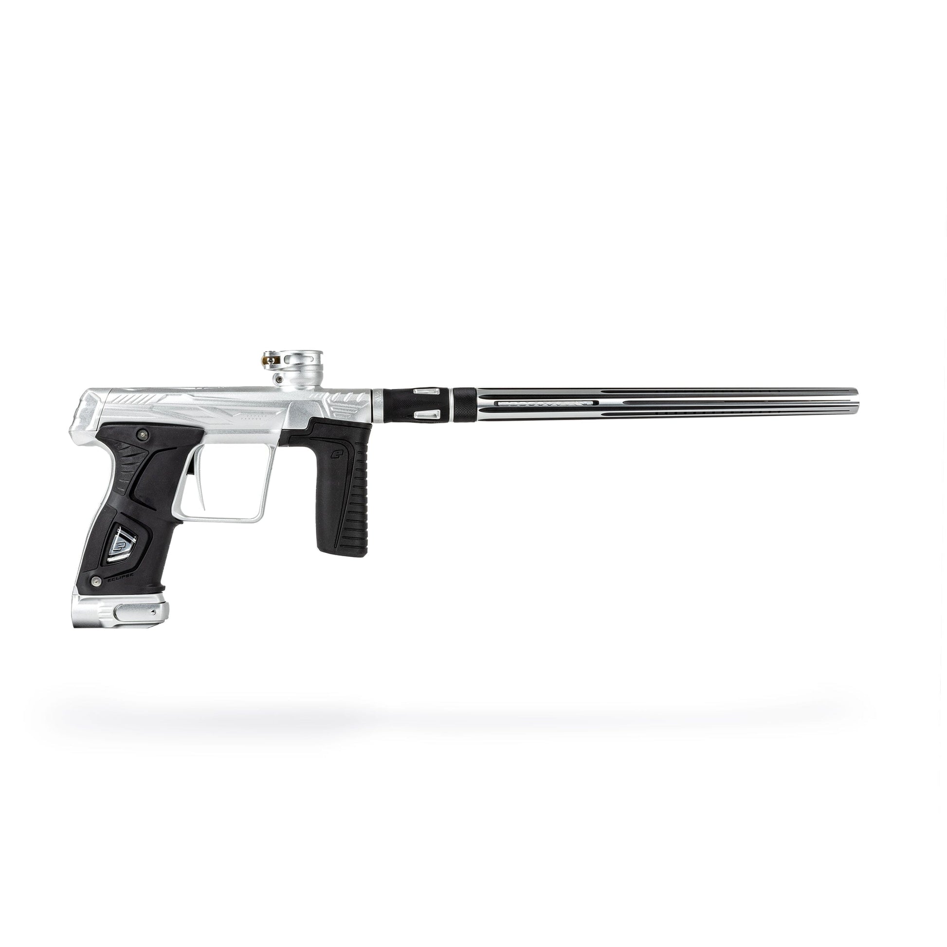 Used LAZR Elite Nova Barrel Kit - 15" Silver/Black - Colored Inserts - Cocker Threads Paintball Gun from HK Army Clothing Buy/Sell/Trade Paintball Markers, New Paintball Guns, Paintball Hoppers, Paintball Masks, and Hormesis Headbands