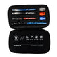 Used LAZR Elite Orbit Barrel Kit - 15" Black/Blue Fade - Colored Inserts - Cocker Threads Paintball Gun from HK Army Clothing Buy/Sell/Trade Paintball Markers, New Paintball Guns, Paintball Hoppers, Paintball Masks, and Hormesis Headbands