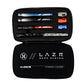 Used LAZR Elite Orbit Barrel Kit - 15" Black/Silver Fade - Colored Inserts - Cocker Threads Paintball Gun from HK Army Clothing Buy/Sell/Trade Paintball Markers, New Paintball Guns, Paintball Hoppers, Paintball Masks, and Hormesis Headbands