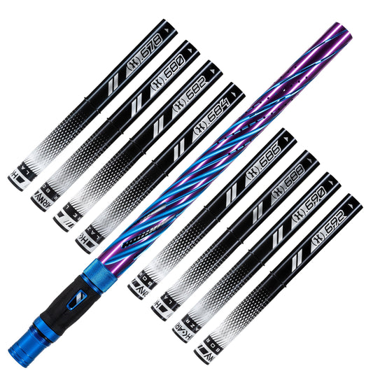 Used LAZR Elite Orbit Barrel Kit - 15" Blue/Purple Black Inserts - Cocker Threads Paintball Gun from HK Army Clothing Buy/Sell/Trade Paintball Markers, New Paintball Guns, Paintball Hoppers, Paintball Masks, and Hormesis Headbands