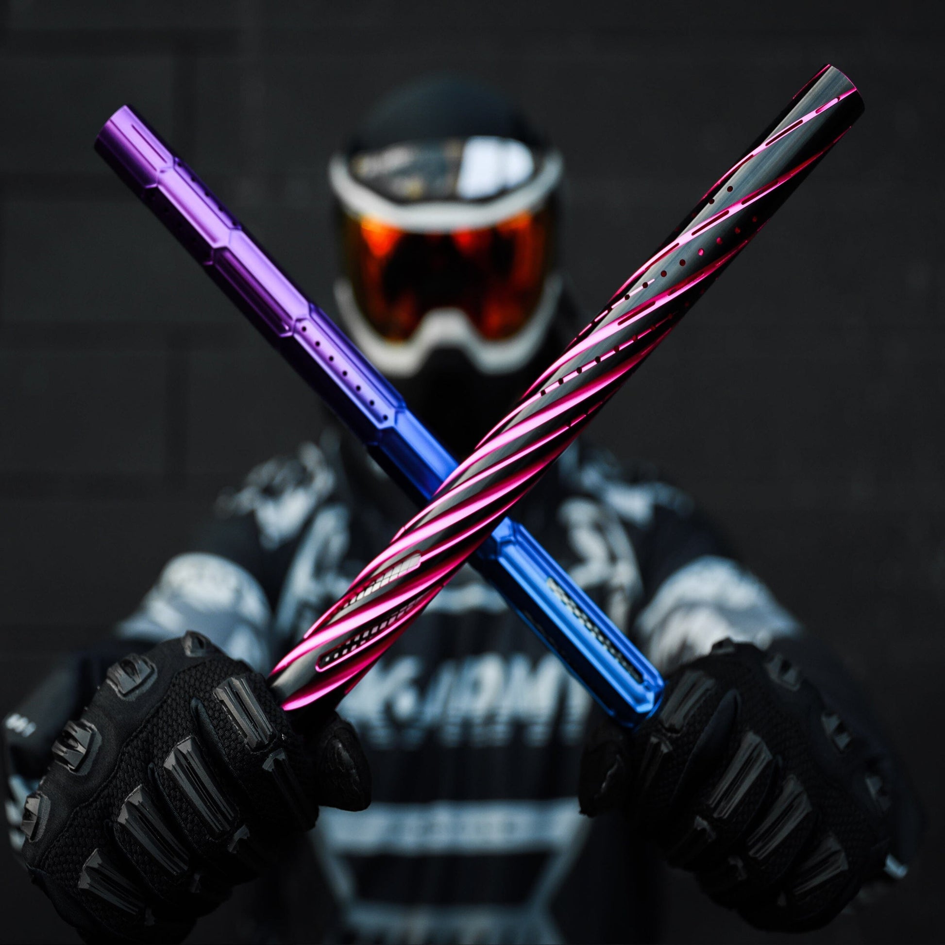 Used LAZR Elite Orbit Barrel Kit - 15" Dust Pink/Black Inserts - Cocker Threads Paintball Gun from HK Army Clothing Buy/Sell/Trade Paintball Markers, New Paintball Guns, Paintball Hoppers, Paintball Masks, and Hormesis Headbands