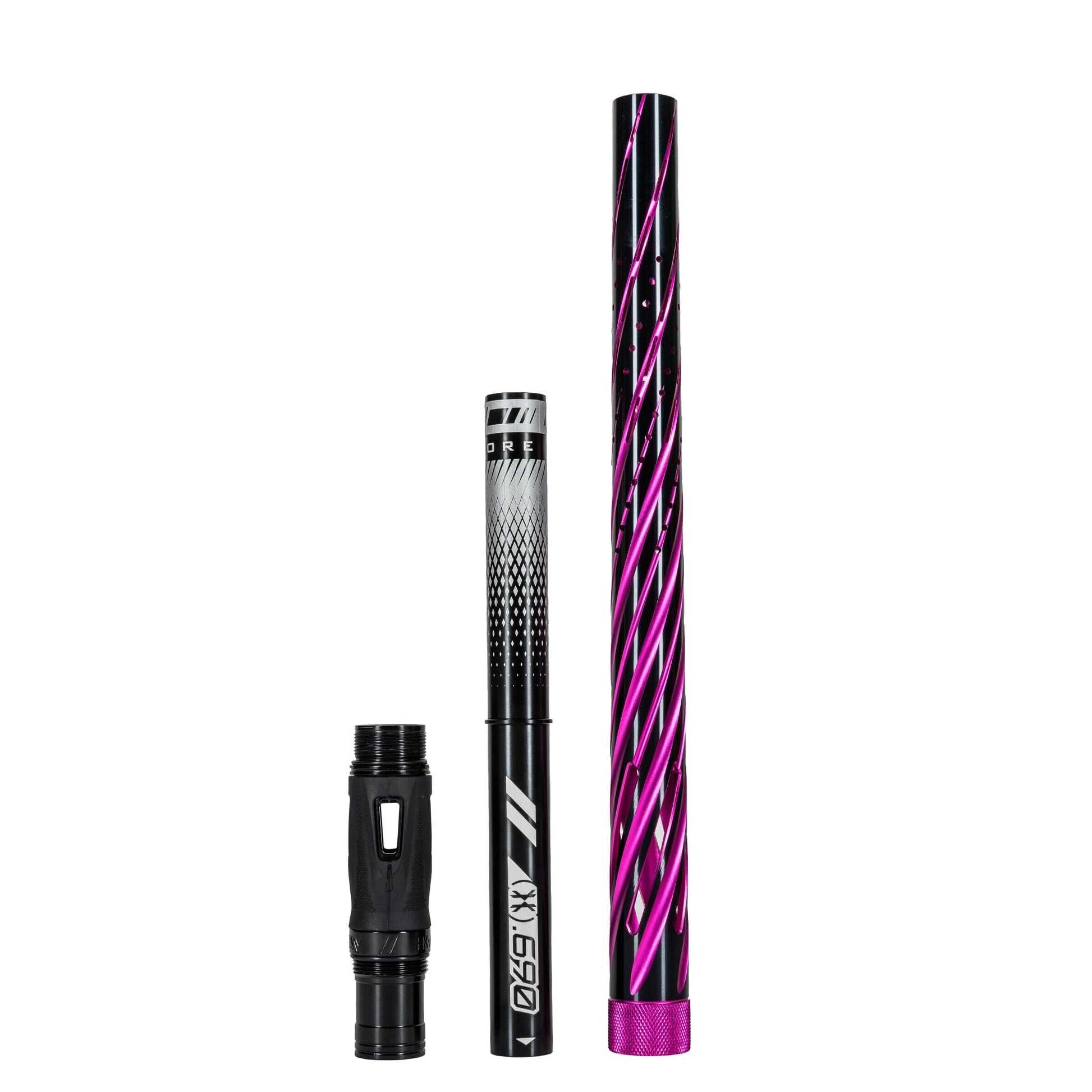 Used LAZR Elite Orbit Barrel Kit - 15" Dust Pink/Black Inserts - Cocker Threads Paintball Gun from HK Army Clothing Buy/Sell/Trade Paintball Markers, New Paintball Guns, Paintball Hoppers, Paintball Masks, and Hormesis Headbands