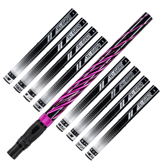 Used LAZR Elite Orbit Barrel Kit - 15" Dust Pink/Black Inserts - Cocker Threads Paintball Gun from HK Army Clothing Buy/Sell/Trade Paintball Markers, New Paintball Guns, Paintball Hoppers, Paintball Masks, and Hormesis Headbands