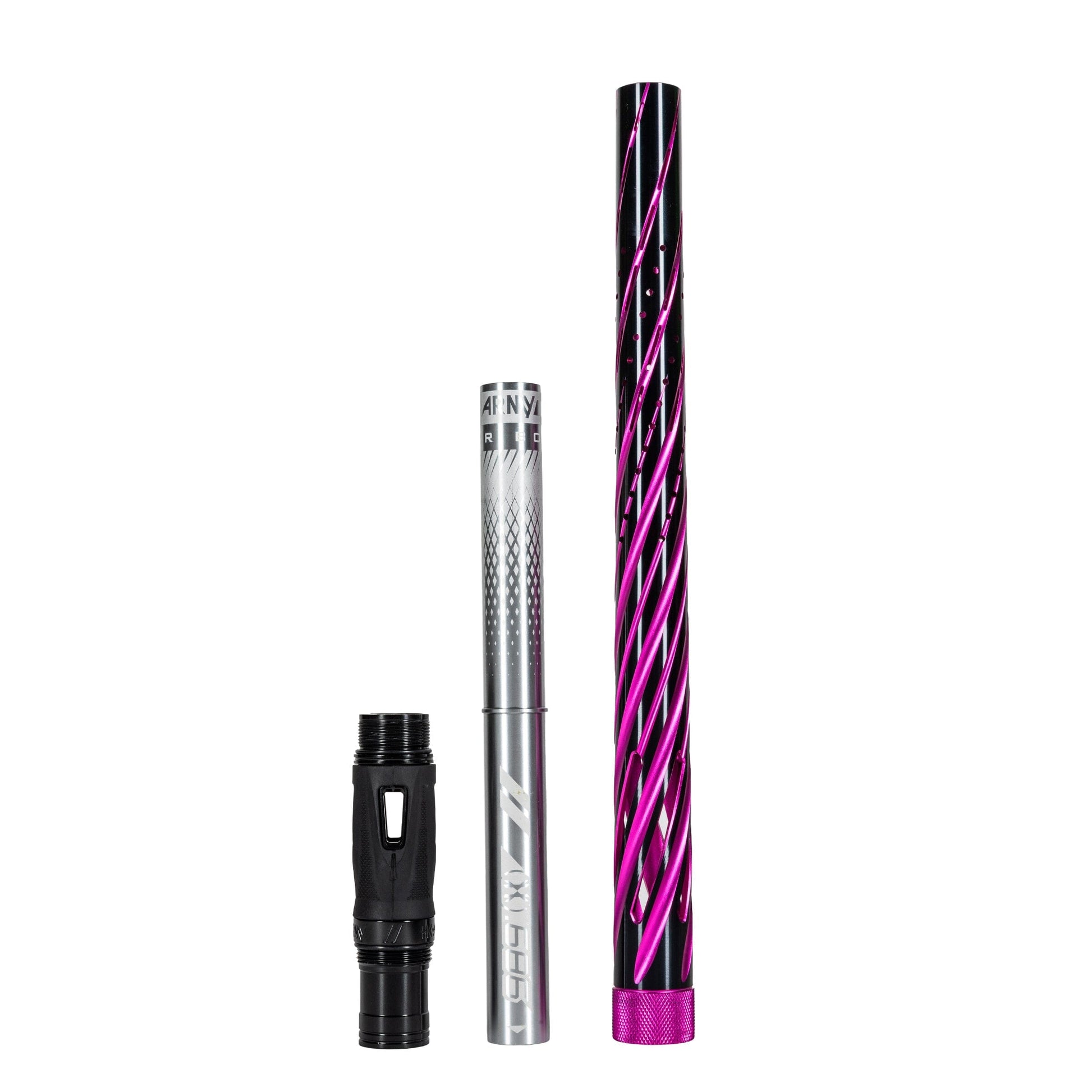 Used LAZR Elite Orbit Barrel Kit - 15" Dust Pink/Colored Inserts - Cocker Threads Paintball Gun from HK Army Clothing Buy/Sell/Trade Paintball Markers, New Paintball Guns, Paintball Hoppers, Paintball Masks, and Hormesis Headbands