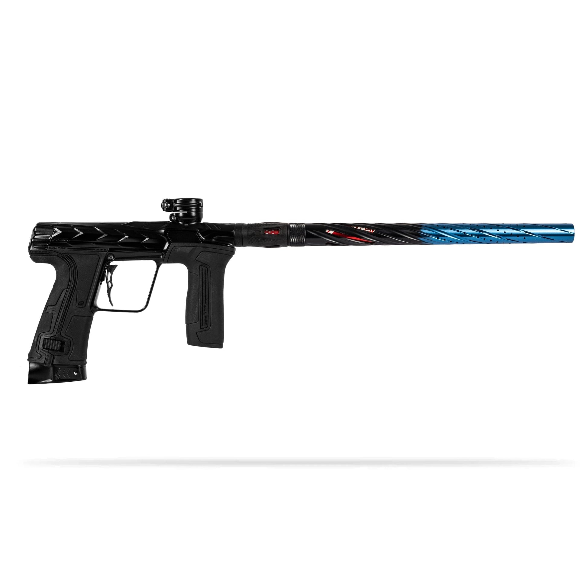 Used LAZR Elite Orbit Barrel Tip - Black/Blue Fade Paintball Gun from HK Army Clothing Buy/Sell/Trade Paintball Markers, New Paintball Guns, Paintball Hoppers, Paintball Masks, and Hormesis Headbands
