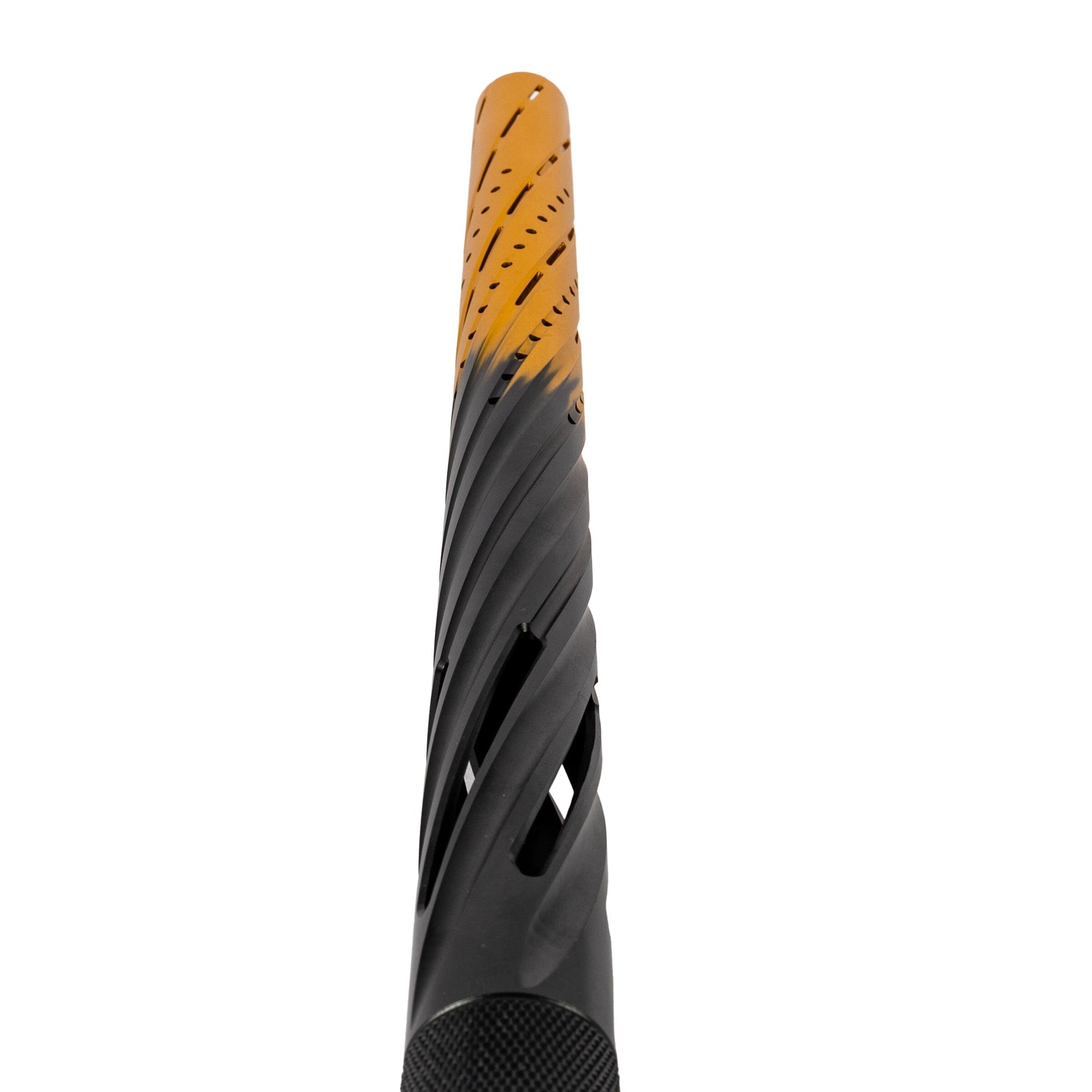 Used LAZR Elite Orbit Barrel Tip - Black/Gold Fade Paintball Gun from HK Army Clothing Buy/Sell/Trade Paintball Markers, New Paintball Guns, Paintball Hoppers, Paintball Masks, and Hormesis Headbands