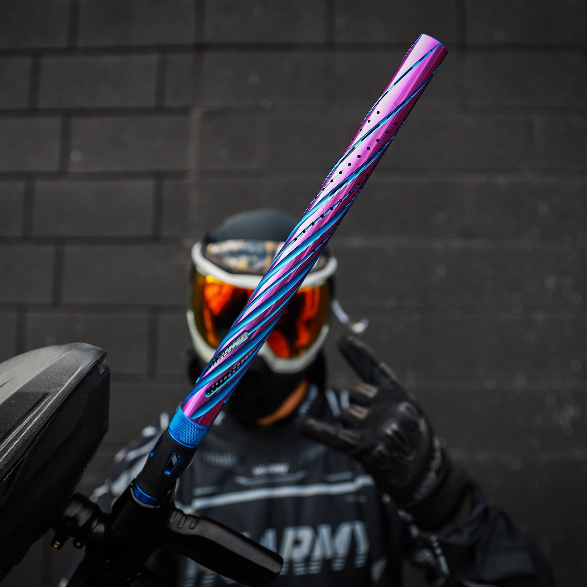 Used LAZR Elite Orbit Barrel Tip - Dust Blue/Purple Paintball Gun from HK Army Clothing Buy/Sell/Trade Paintball Markers, New Paintball Guns, Paintball Hoppers, Paintball Masks, and Hormesis Headbands