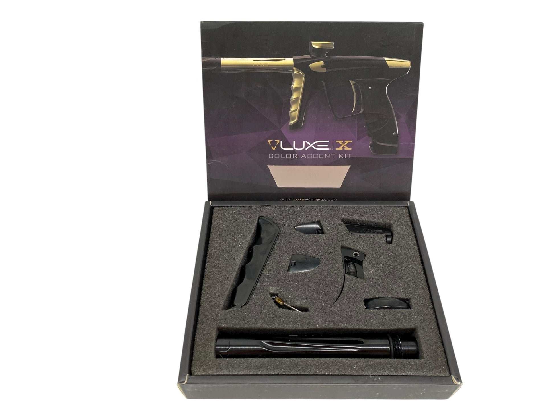 Used Luxe X Color Accent Kit - Black Paintball Gun from CPXBrosPaintball Buy/Sell/Trade Paintball Markers, New Paintball Guns, Paintball Hoppers, Paintball Masks, and Hormesis Headbands