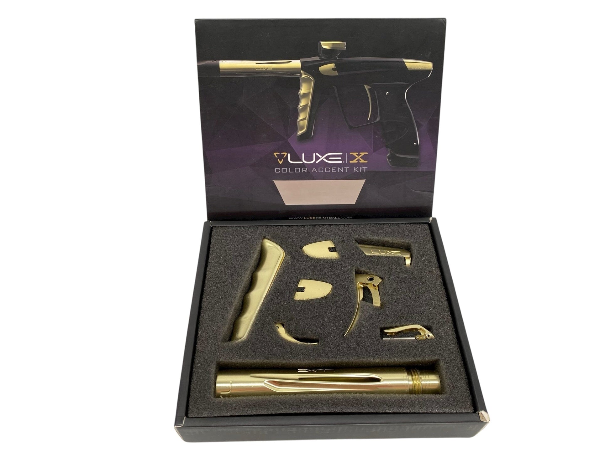 Used Luxe X Color Accent Kit - Gold Paintball Gun from CPXBrosPaintball Buy/Sell/Trade Paintball Markers, New Paintball Guns, Paintball Hoppers, Paintball Masks, and Hormesis Headbands