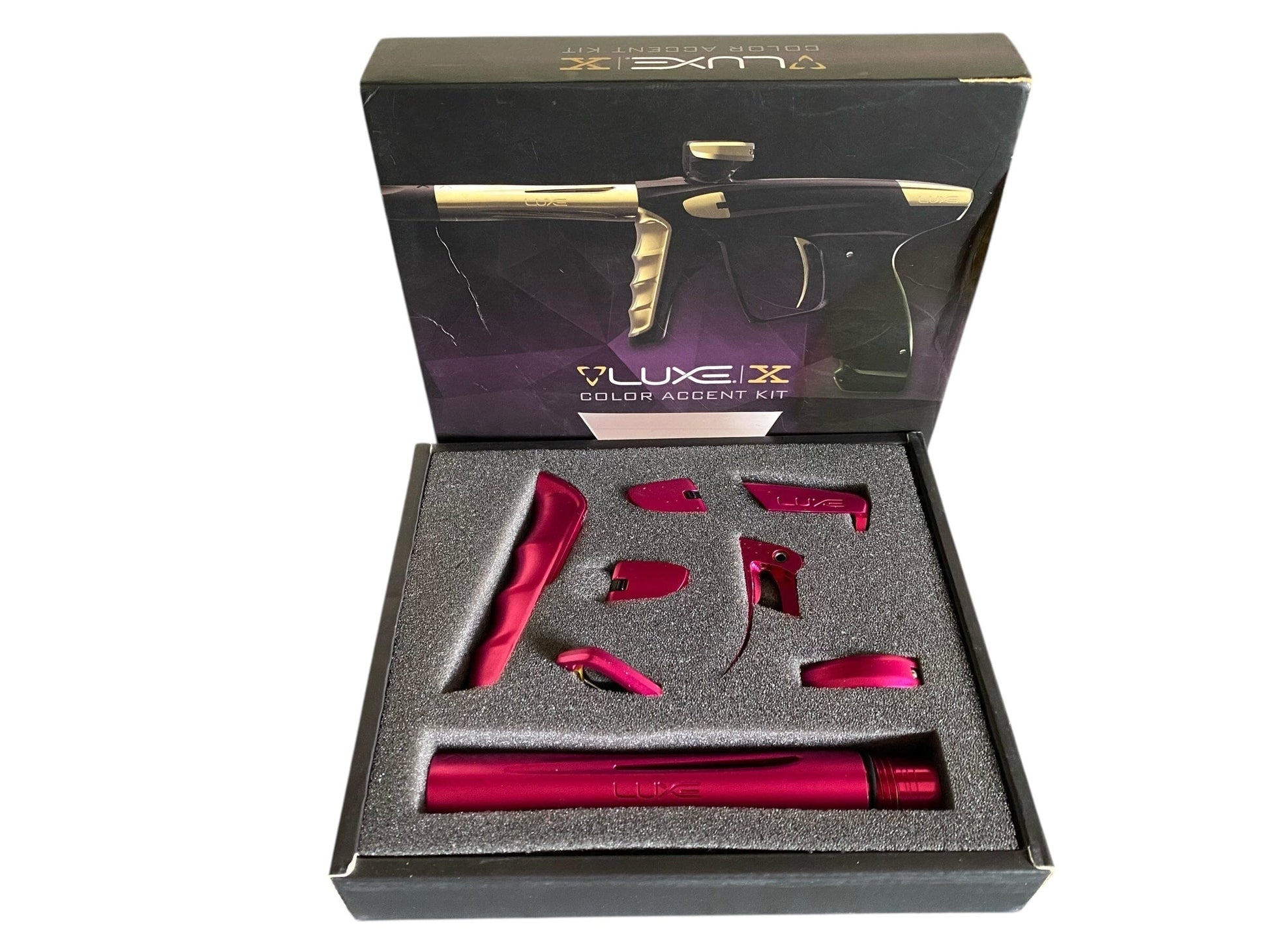 Used Luxe X Color Accent Kit - PINK Paintball Gun from CPXBrosPaintball Buy/Sell/Trade Paintball Markers, New Paintball Guns, Paintball Hoppers, Paintball Masks, and Hormesis Headbands