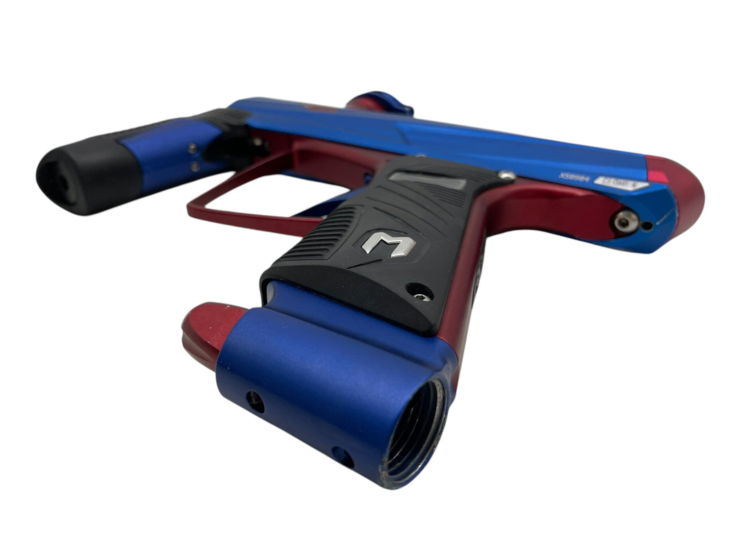 Used MacDev Clone 5 Blue/Red Paintball Gun Paintball Gun from CPXBrosPaintball Buy/Sell/Trade Paintball Markers, New Paintball Guns, Paintball Hoppers, Paintball Masks, and Hormesis Headbands