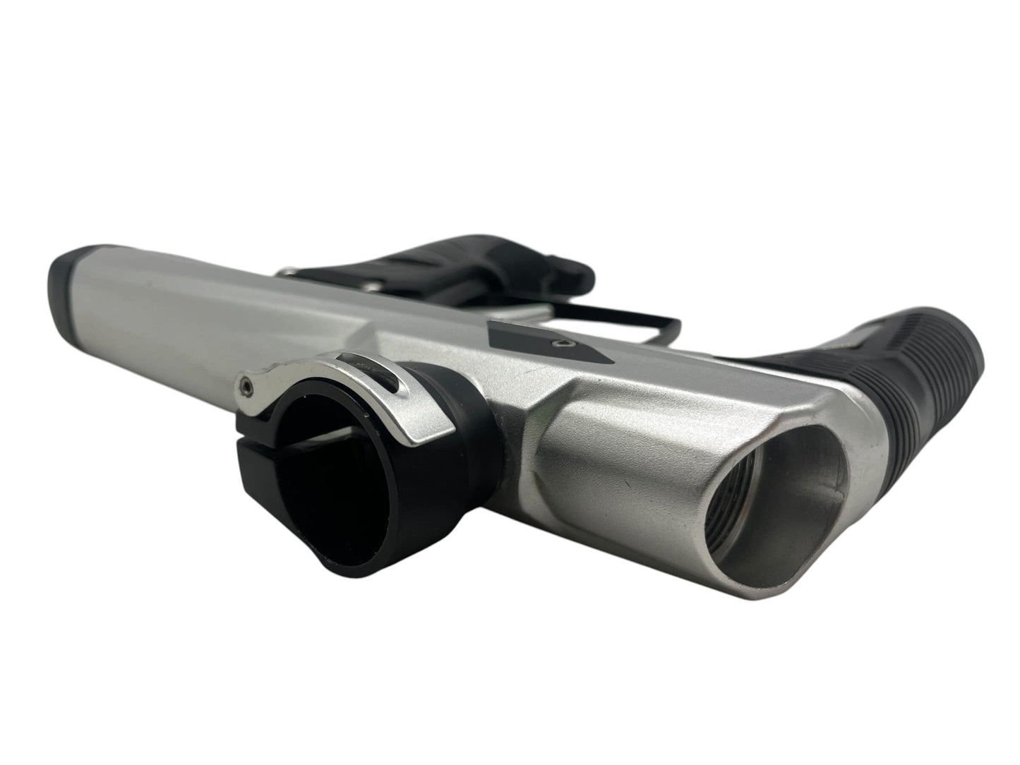 Used MacDev Clone 5 Silver/Black Paintball Gun Paintball Gun from CPXBrosPaintball Buy/Sell/Trade Paintball Markers, New Paintball Guns, Paintball Hoppers, Paintball Masks, and Hormesis Headbands