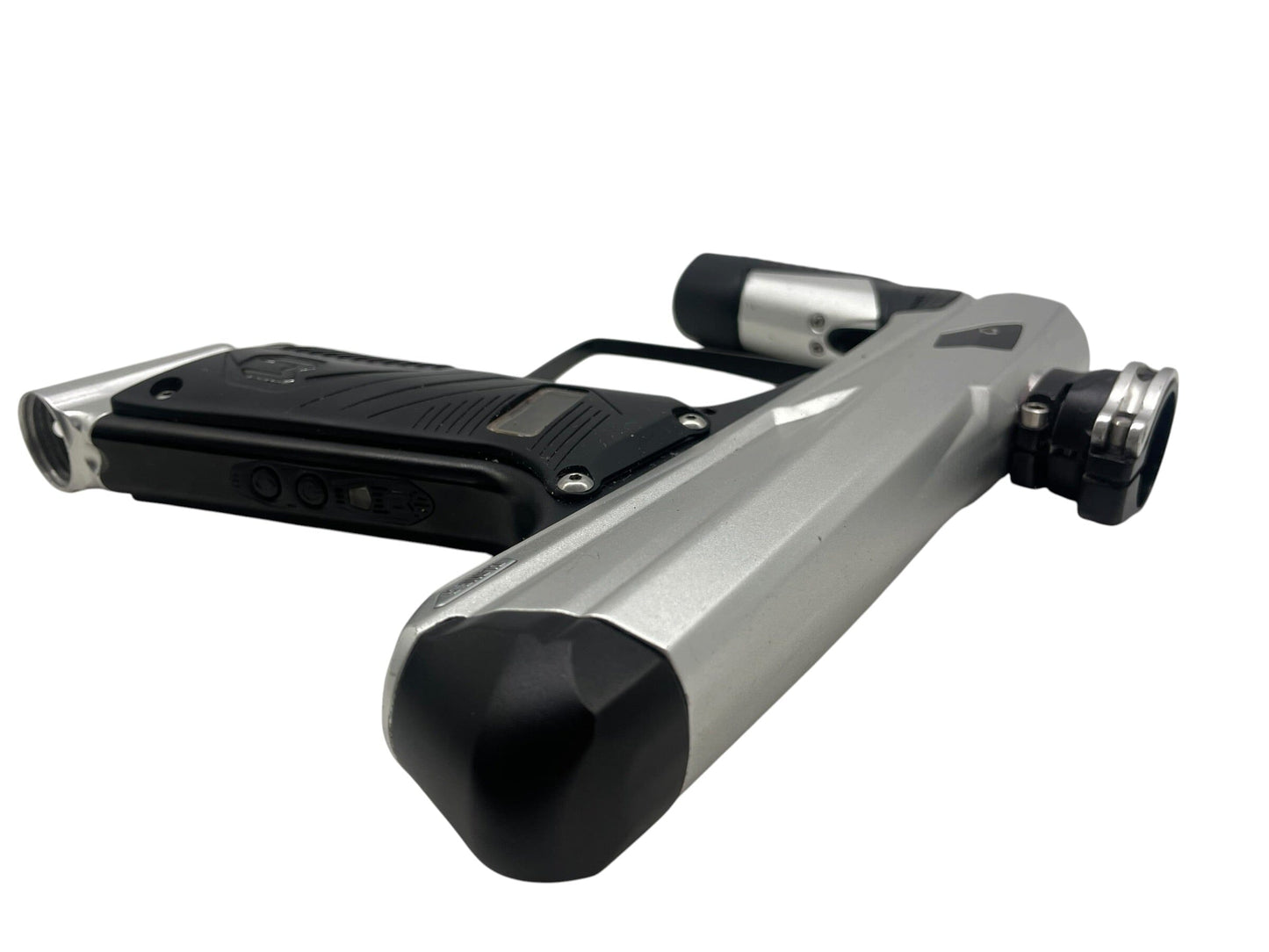 Used MacDev Clone 5 Silver/Black Paintball Gun Paintball Gun from CPXBrosPaintball Buy/Sell/Trade Paintball Markers, New Paintball Guns, Paintball Hoppers, Paintball Masks, and Hormesis Headbands