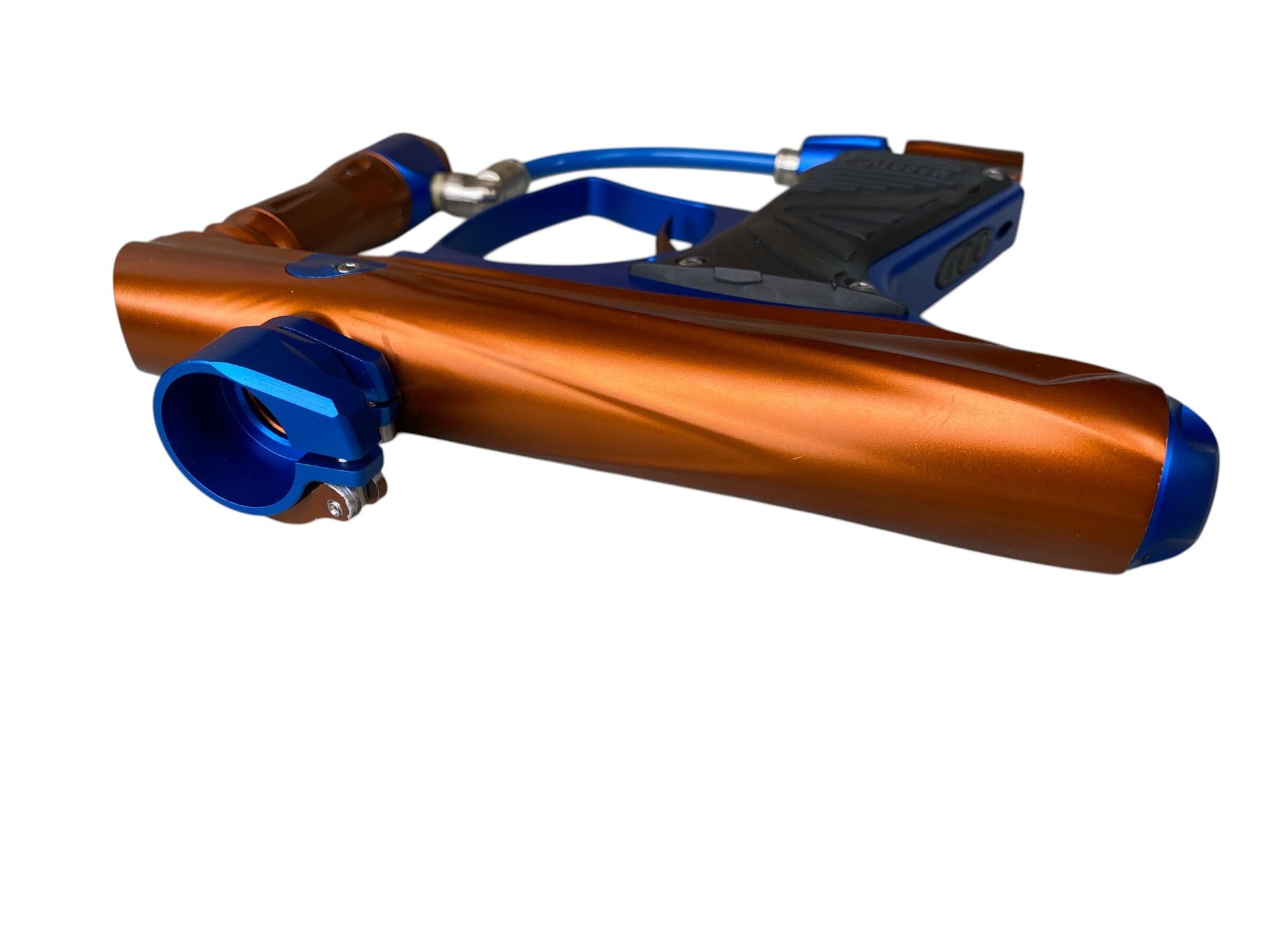 Used Macdev Clone Copper/Blue Paintball Gun (NO LCD SCREEN) Paintball Gun from CPXBrosPaintball Buy/Sell/Trade Paintball Markers, New Paintball Guns, Paintball Hoppers, Paintball Masks, and Hormesis Headbands