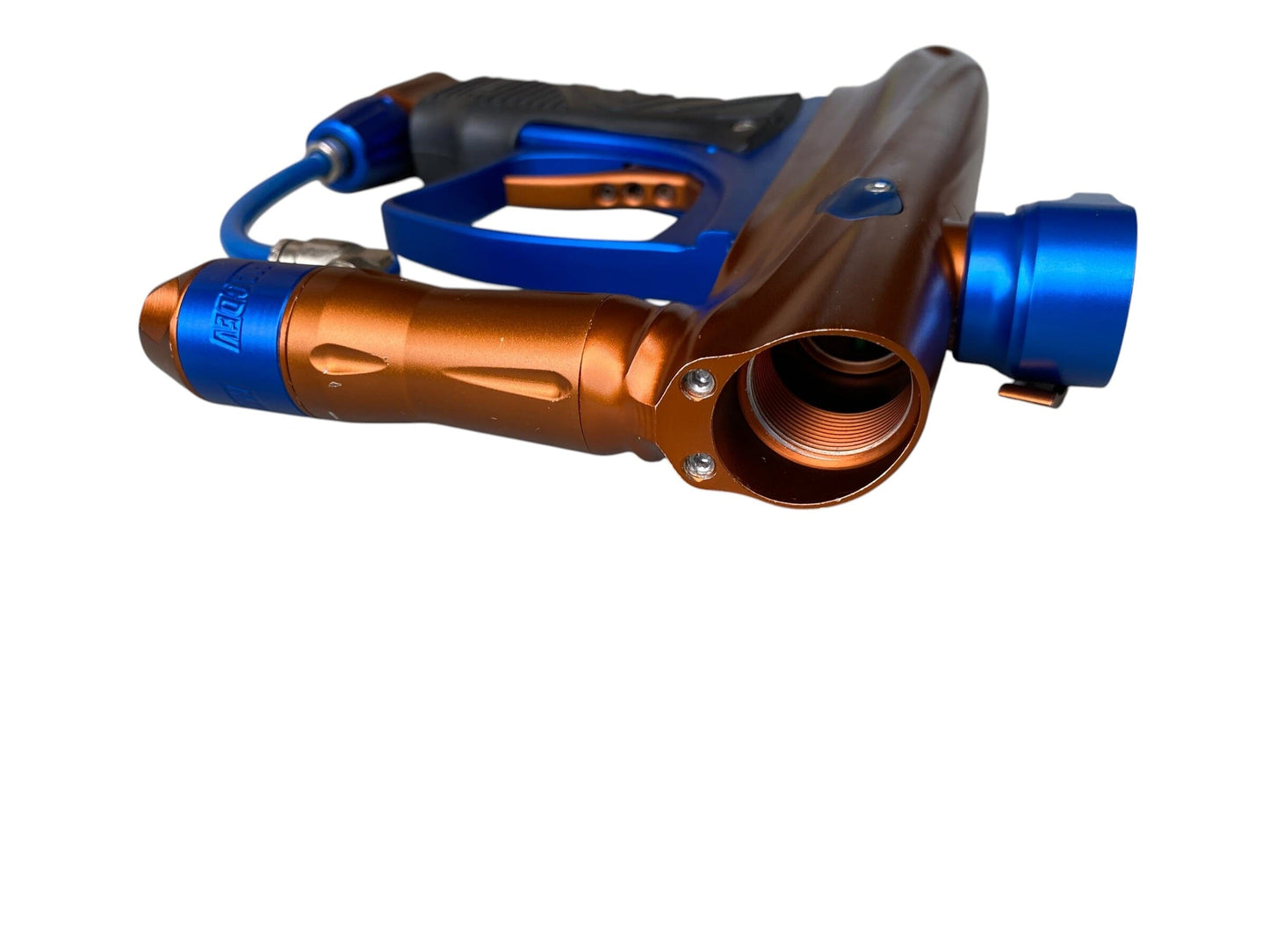 Used Macdev Clone Copper/Blue Paintball Gun (NO LCD SCREEN) Paintball Gun from CPXBrosPaintball Buy/Sell/Trade Paintball Markers, New Paintball Guns, Paintball Hoppers, Paintball Masks, and Hormesis Headbands