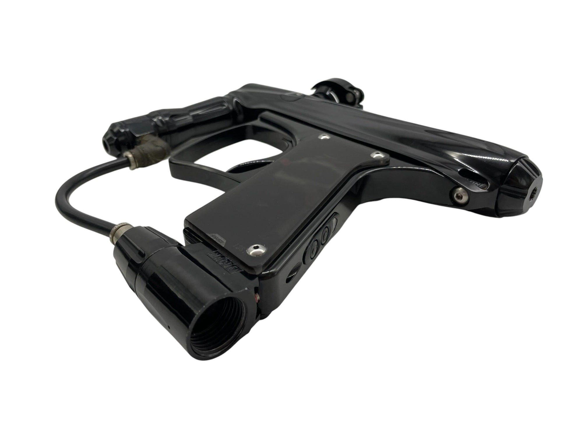 Used Macdev CLONE Gloss Black Paintball Gun Paintball Gun from CPXBrosPaintball Buy/Sell/Trade Paintball Markers, New Paintball Guns, Paintball Hoppers, Paintball Masks, and Hormesis Headbands