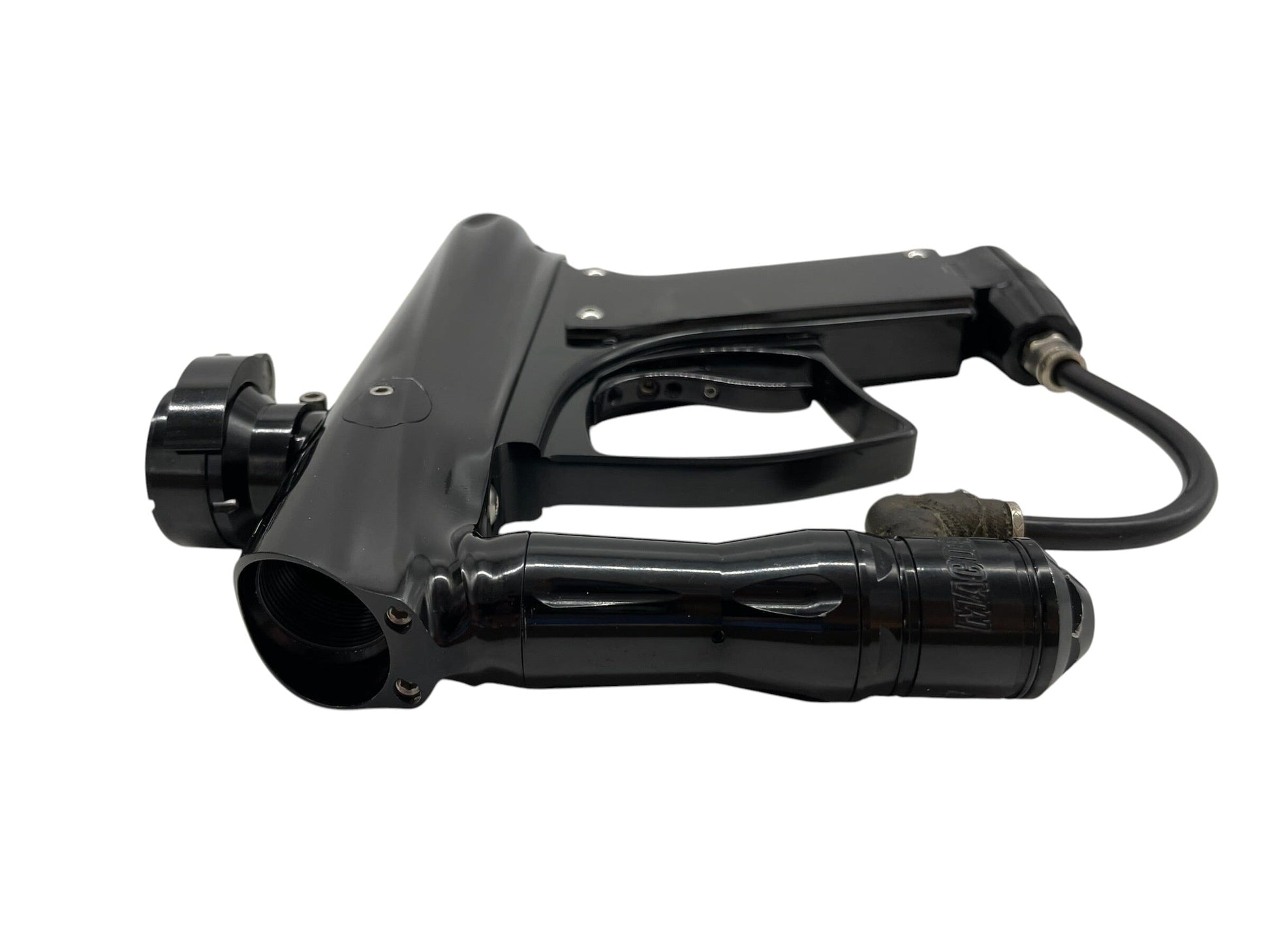 Used Macdev CLONE Gloss Black Paintball Gun Paintball Gun from CPXBrosPaintball Buy/Sell/Trade Paintball Markers, New Paintball Guns, Paintball Hoppers, Paintball Masks, and Hormesis Headbands