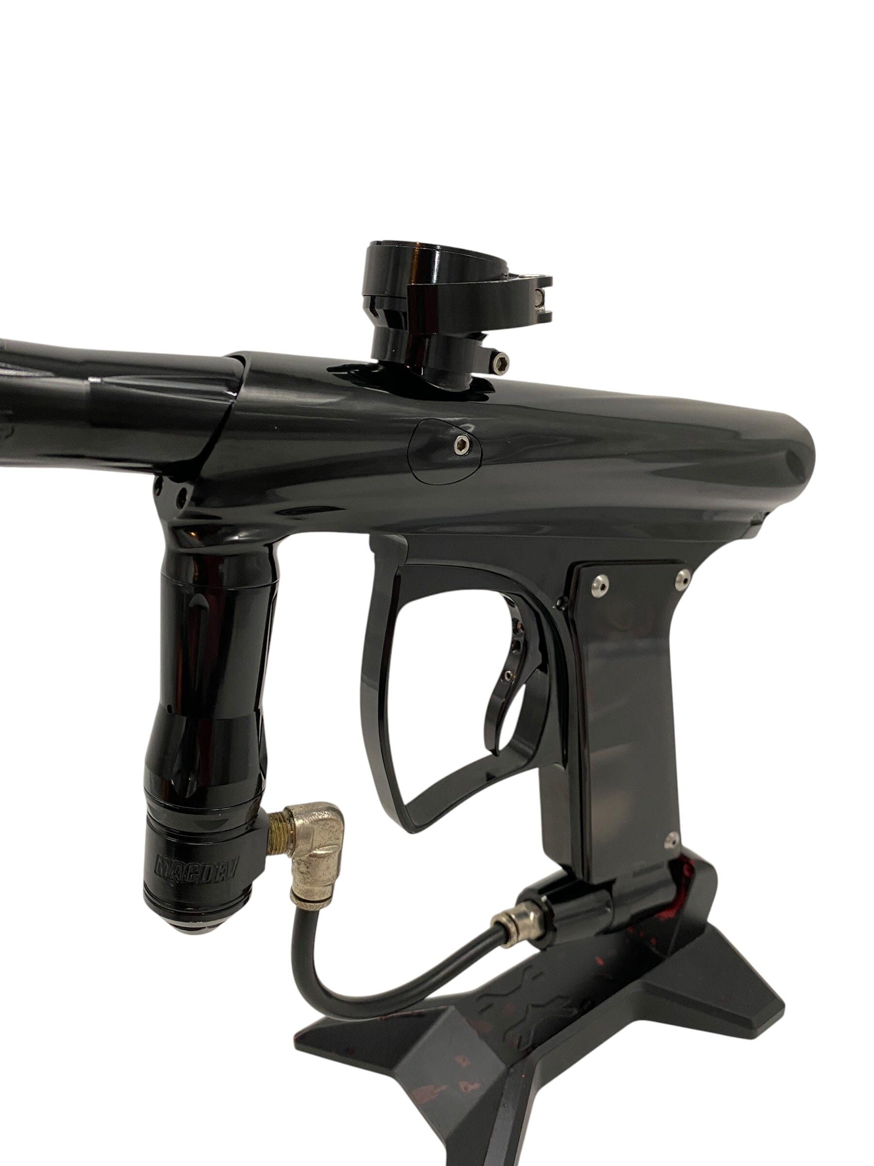 Used Macdev CLONE Gloss Black Paintball Gun Paintball Gun from CPXBrosPaintball Buy/Sell/Trade Paintball Markers, New Paintball Guns, Paintball Hoppers, Paintball Masks, and Hormesis Headbands