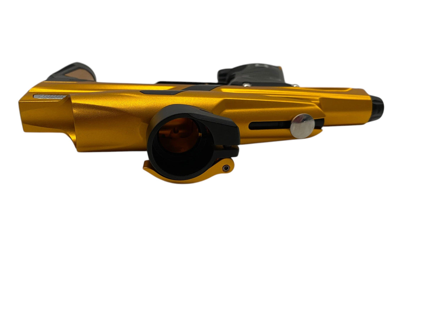 Used MacDev Cyborg 6 Gold/Black Paintball Gun Paintball Gun from CPXBrosPaintball Buy/Sell/Trade Paintball Markers, New Paintball Guns, Paintball Hoppers, Paintball Masks, and Hormesis Headbands