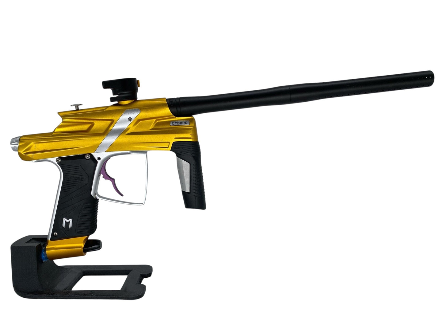 Used MacDev Cyborg 6 Paintball Gun Paintball Gun from CPXBrosPaintball Buy/Sell/Trade Paintball Markers, New Paintball Guns, Paintball Hoppers, Paintball Masks, and Hormesis Headbands