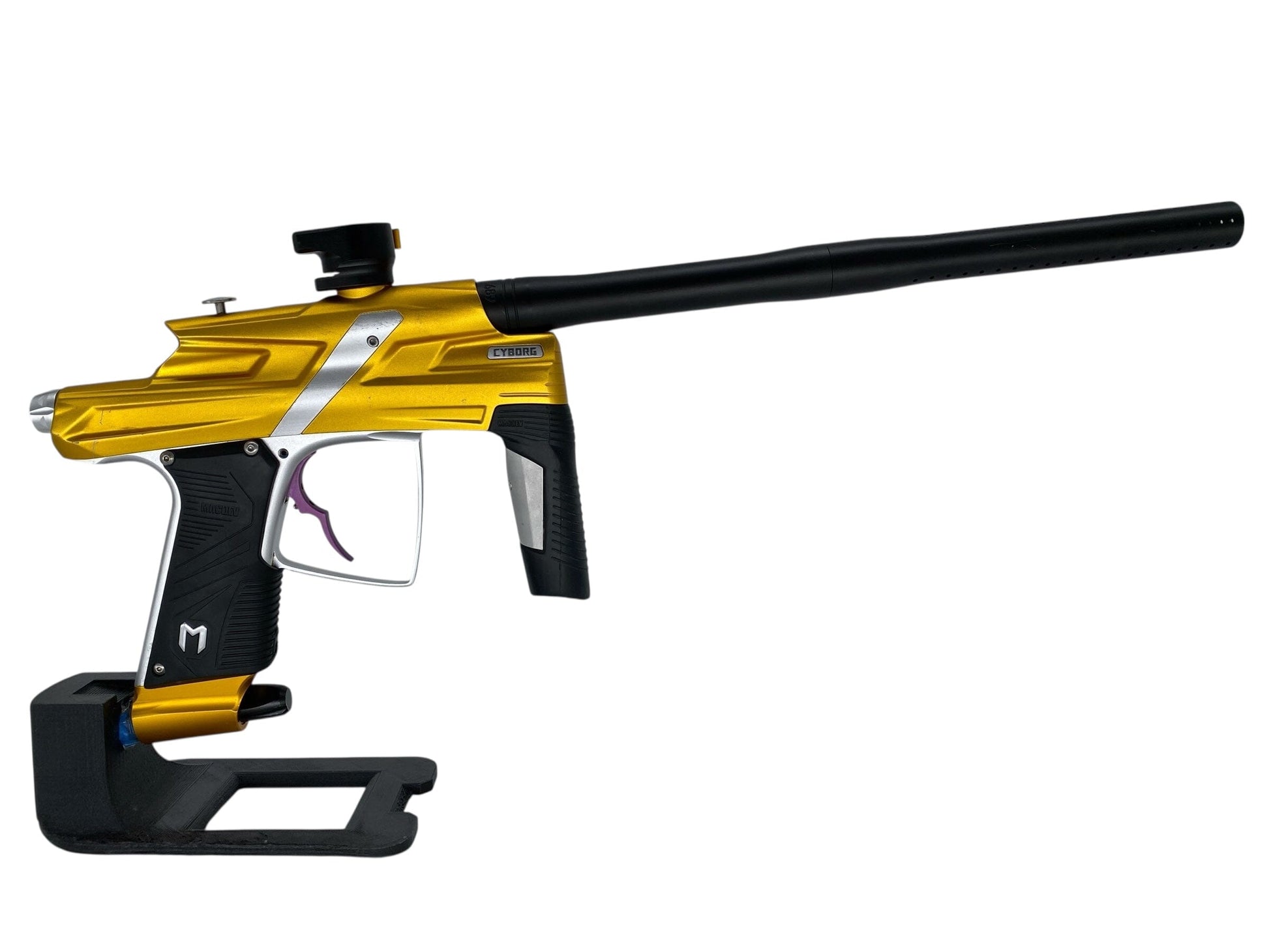 Used MacDev Cyborg 6 Paintball Gun Paintball Gun from CPXBrosPaintball Buy/Sell/Trade Paintball Markers, New Paintball Guns, Paintball Hoppers, Paintball Masks, and Hormesis Headbands