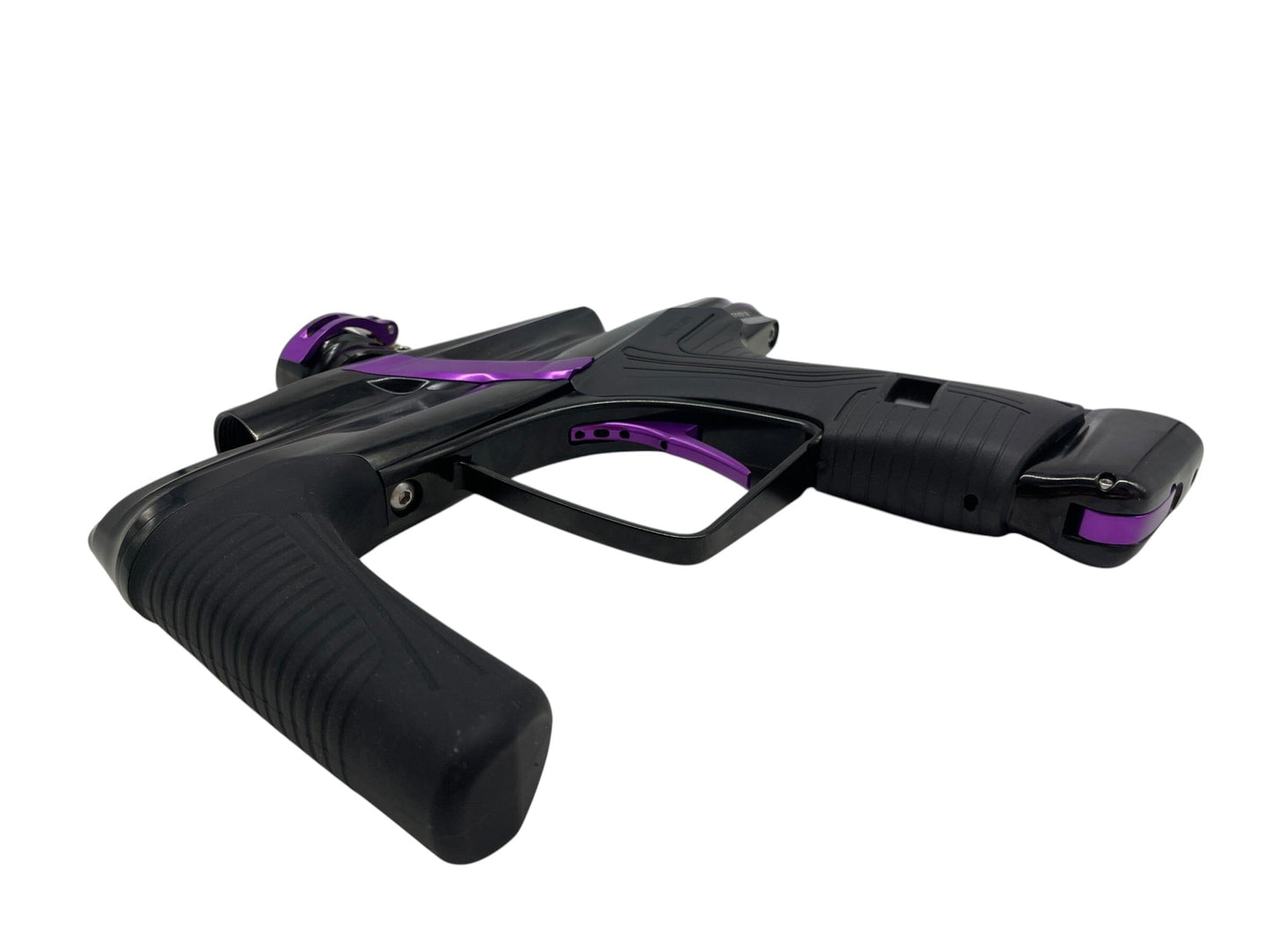 Used Macdev Cyborg X Limited Edition Black/Purple Paintball Gun MINT Paintball Gun from CPXBrosPaintball Buy/Sell/Trade Paintball Markers, New Paintball Guns, Paintball Hoppers, Paintball Masks, and Hormesis Headbands