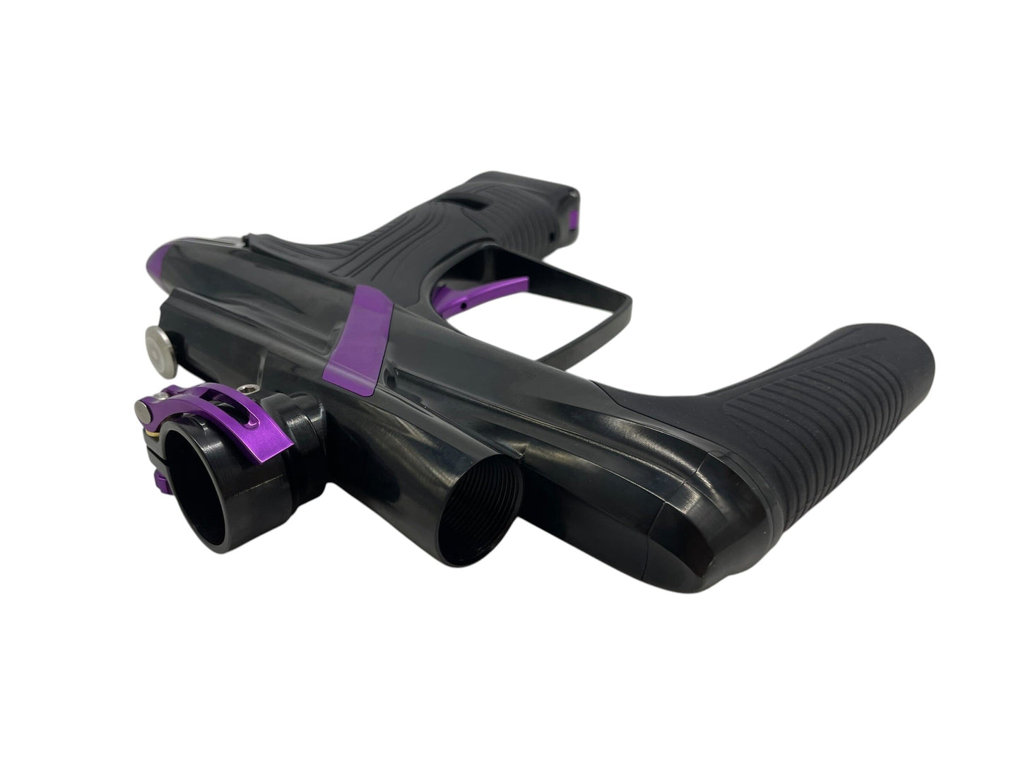 Used Macdev Cyborg X Limited Edition Black/Purple Paintball Gun MINT Paintball Gun from CPXBrosPaintball Buy/Sell/Trade Paintball Markers, New Paintball Guns, Paintball Hoppers, Paintball Masks, and Hormesis Headbands
