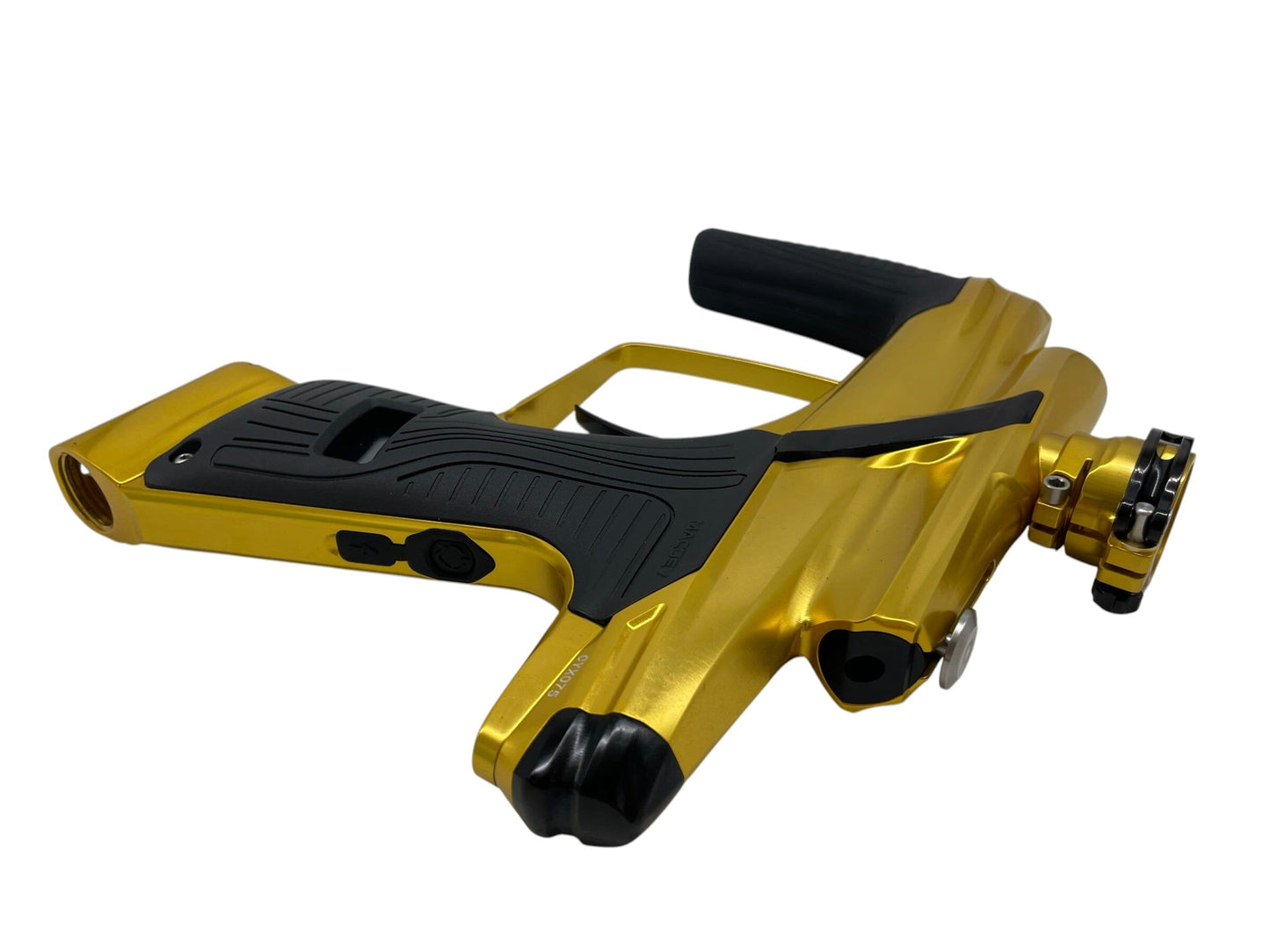 Used Macdev Cyborg X Limited Edition Gold/Black Paintball Gun MINT Paintball Gun from CPXBrosPaintball Buy/Sell/Trade Paintball Markers, New Paintball Guns, Paintball Hoppers, Paintball Masks, and Hormesis Headbands