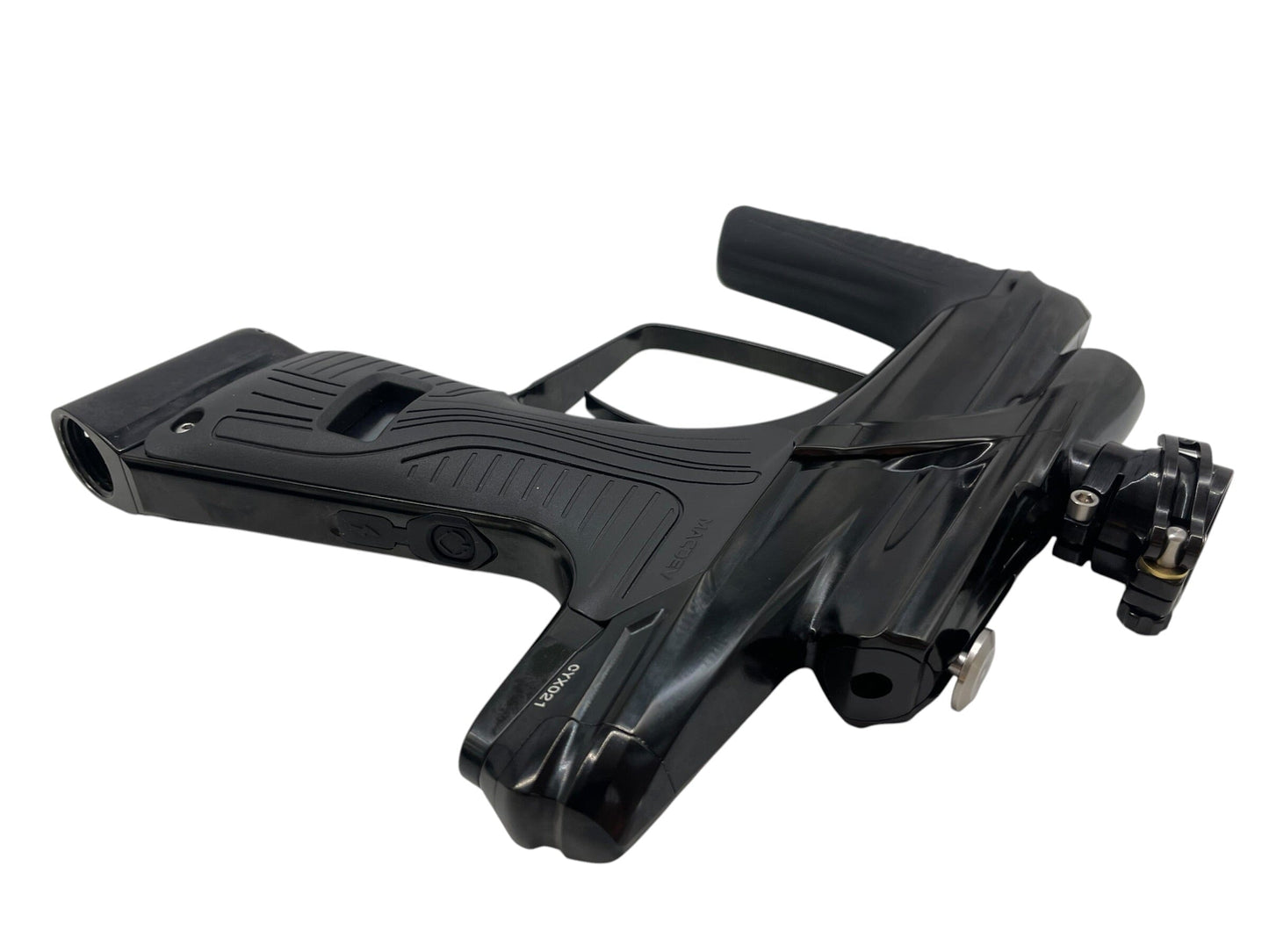 Used Macdev Cyborg X Limited Edition Midnight Paintball Gun Paintball Gun from CPXBrosPaintball Buy/Sell/Trade Paintball Markers, New Paintball Guns, Paintball Hoppers, Paintball Masks, and Hormesis Headbands