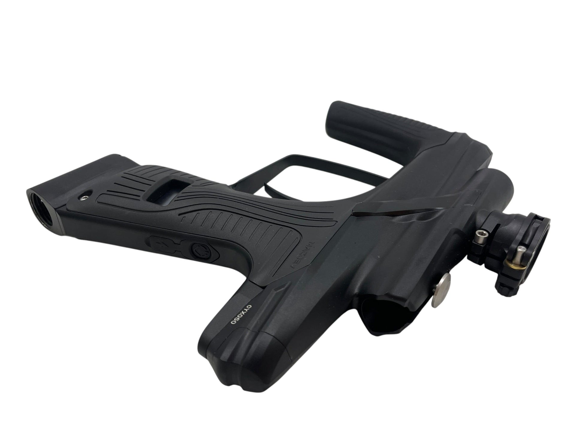 Used Macdev Cyborg X Limited Edition Midnight Paintball Gun Paintball Gun from CPXBrosPaintball Buy/Sell/Trade Paintball Markers, New Paintball Guns, Paintball Hoppers, Paintball Masks, and Hormesis Headbands