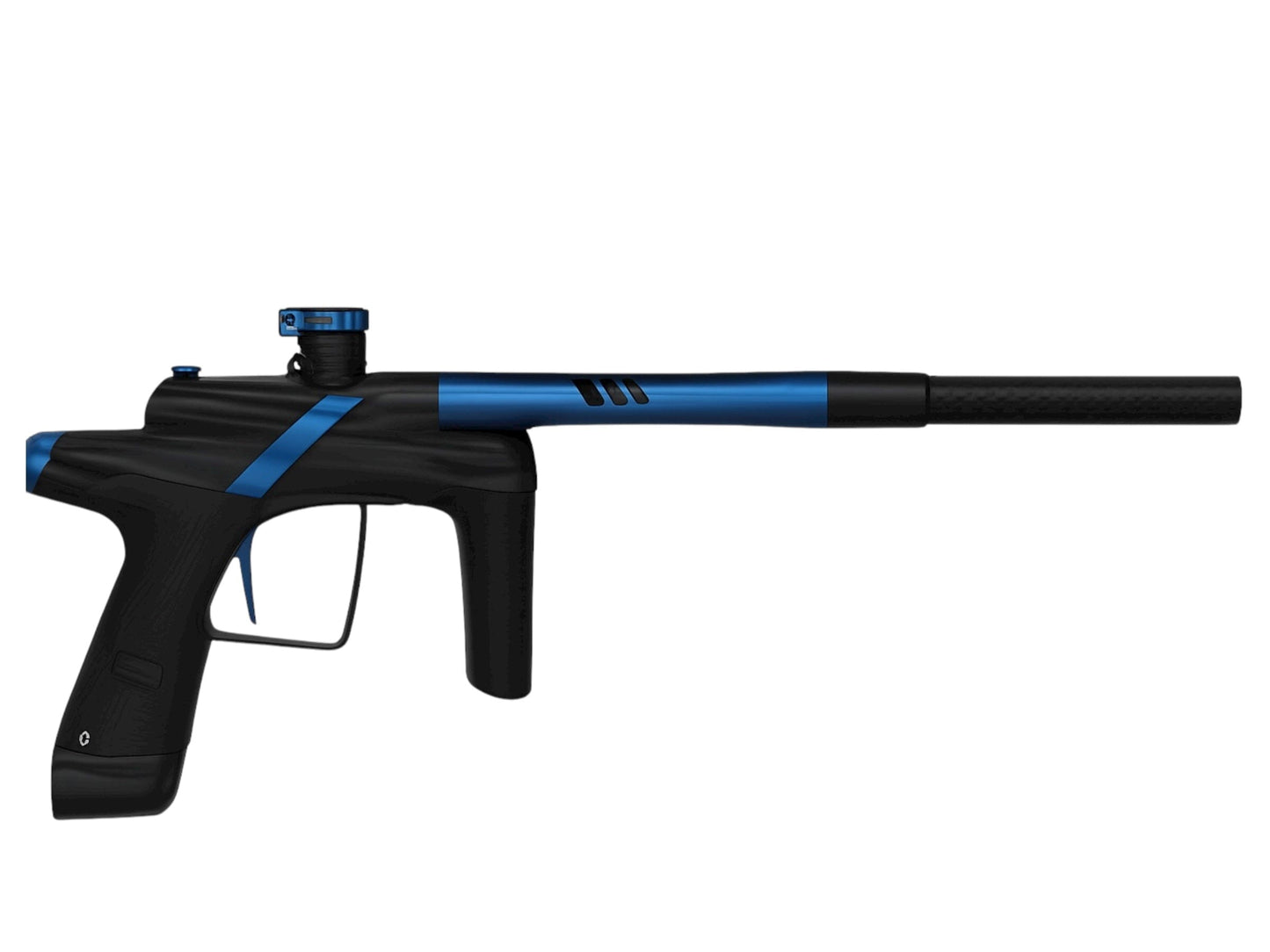 Used Macdev Cyborg X Limited Edition Paintball Gun (Black Blue) Paintball Gun from CPXBrosPaintball Buy/Sell/Trade Paintball Markers, New Paintball Guns, Paintball Hoppers, Paintball Masks, and Hormesis Headbands