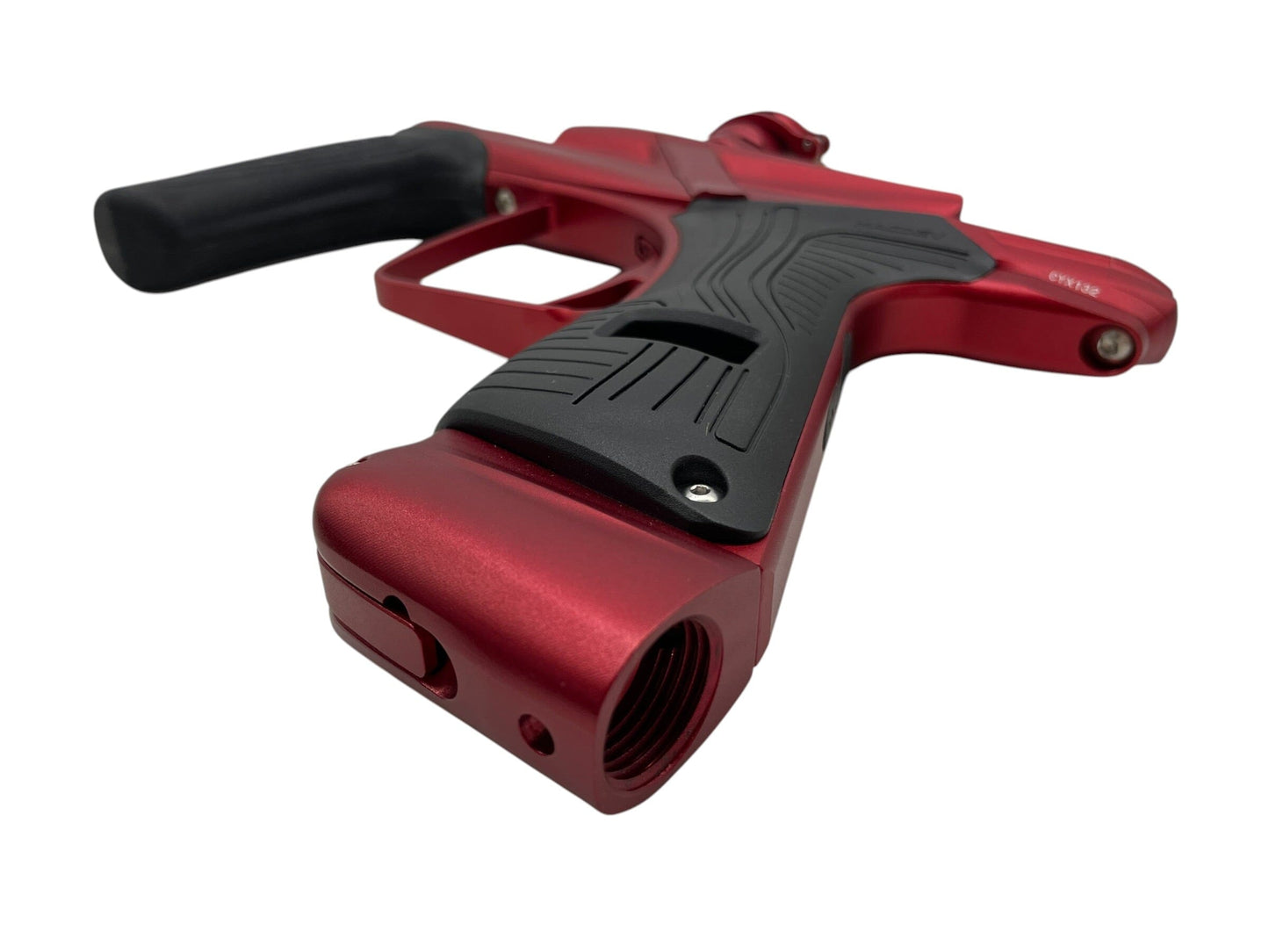Used Macdev Cyborg X Limited Edition Red/Red Paintball Gun *MINT* Paintball Gun from CPXBrosPaintball Buy/Sell/Trade Paintball Markers, New Paintball Guns, Paintball Hoppers, Paintball Masks, and Hormesis Headbands